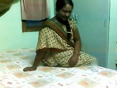Delightful Indian Aunty Drilled By Mature...